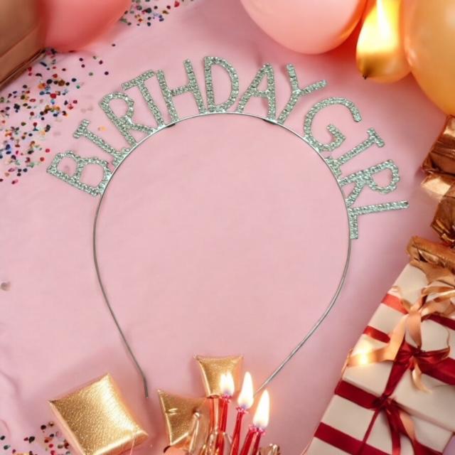 BIRTHDAY GIRL Taşlı Taç