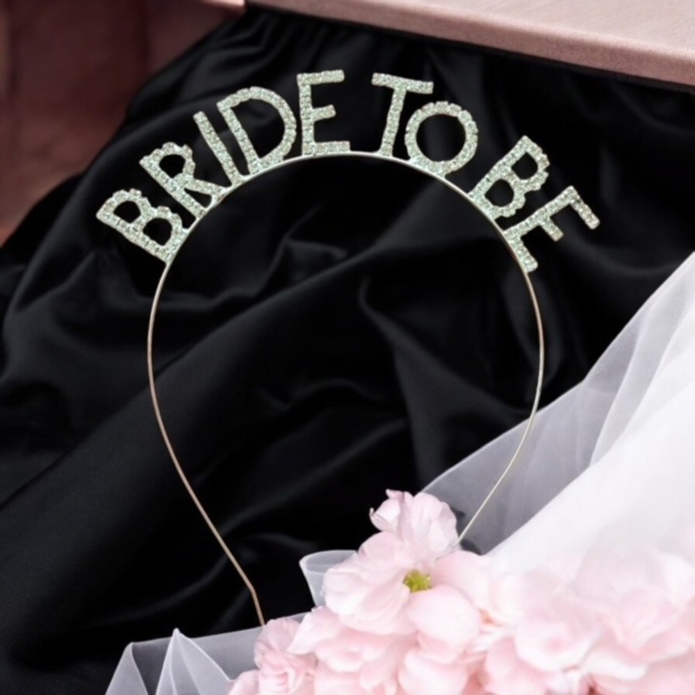 BRIDE TO BE Taşlı Taç