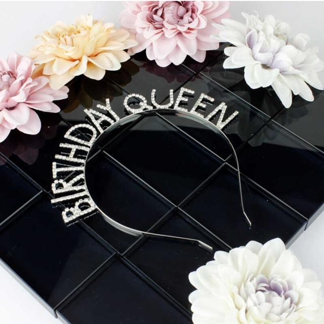 BIRTHDAY QUEEN Taşlı Taç