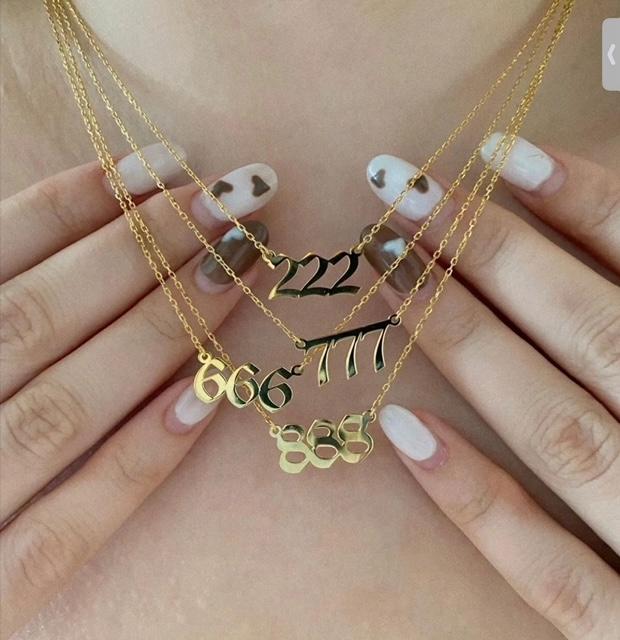 Melek Sayıları Kolye