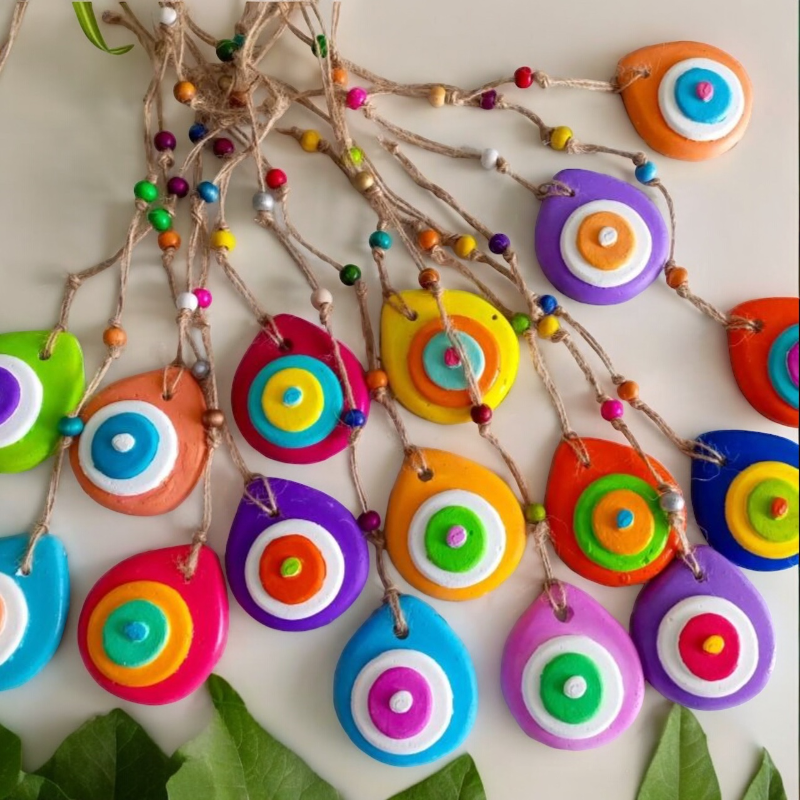 NAZARLIK BAHÇE BALKON DUVAR SÜSÜ -4lü Set