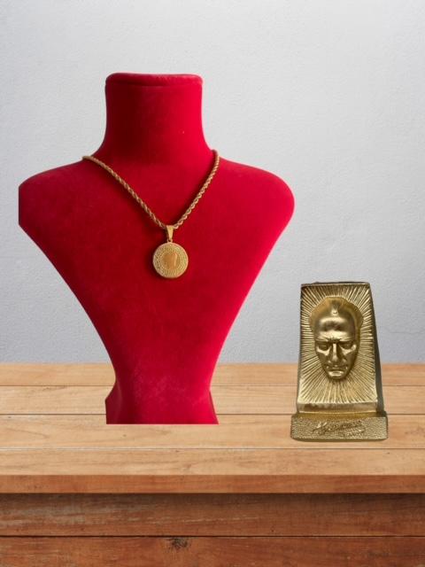 Kalın Burma Zincirli ATATÜRK Kolye