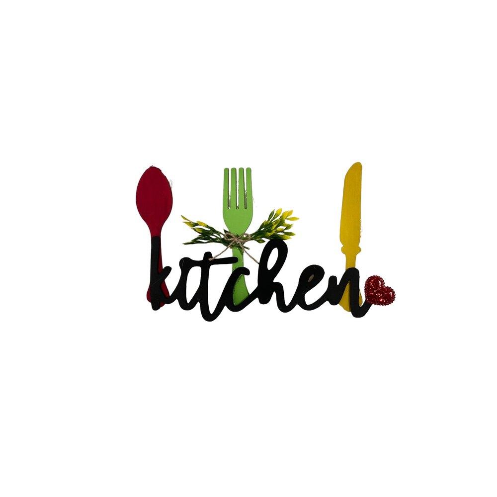 Kitchen Yazı Dekoratif Obje