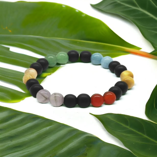 7 Çakra Doğal Taş Bileklik