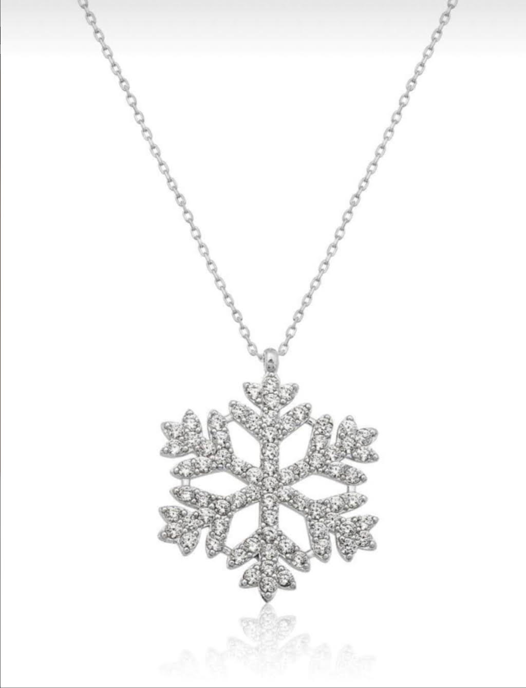 Kartanesi Zirkon Beyaz Taşlı Kolye