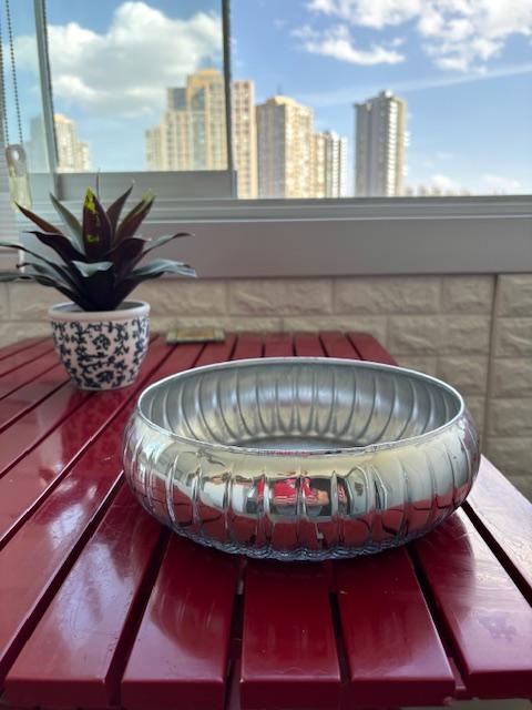 Dekoratif Aynalı Cam Kase