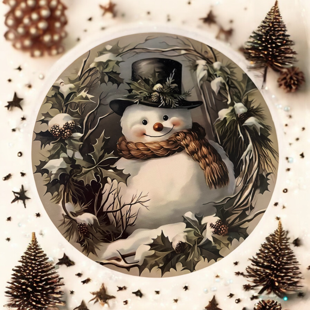 Snowman Kapı/Duvar Süsü