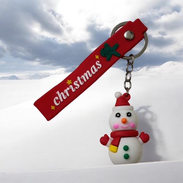 Yılbaşı Temalı Silikon Bileklikli Anahtarlık
