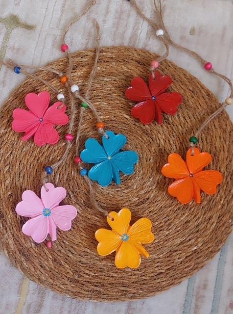 Dört yapraklı Yonca Bahçe/Balkon Duvar Süsü-5’li Set