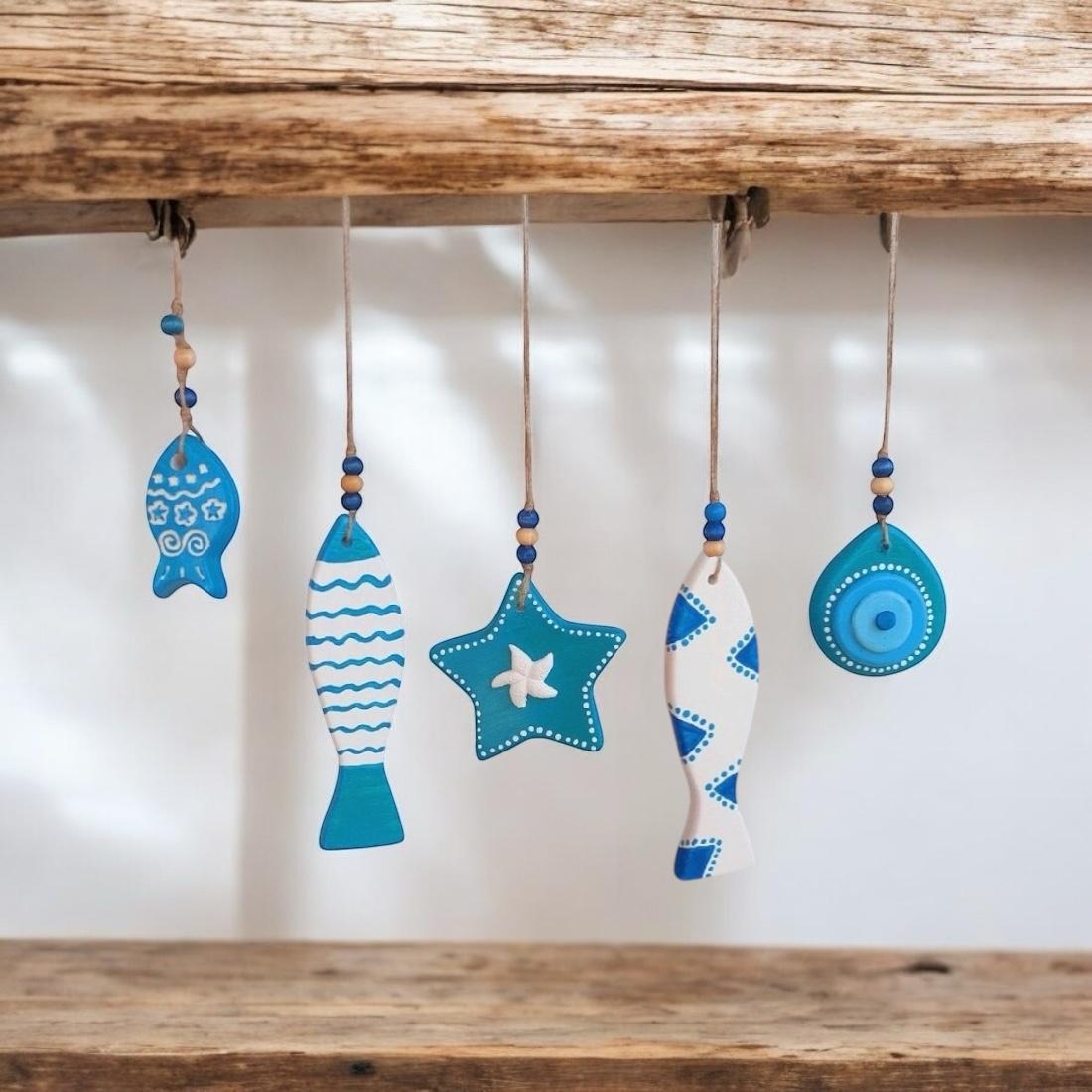 Bodrum Rüyası Bahçe/Balkon Duvar Süsü- 5’li Set