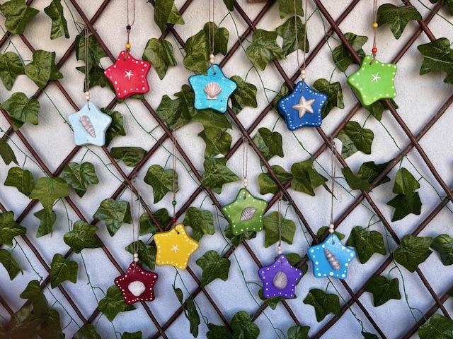 Sea Star Bahçe/Balkon Duvar Süsü-5li Set