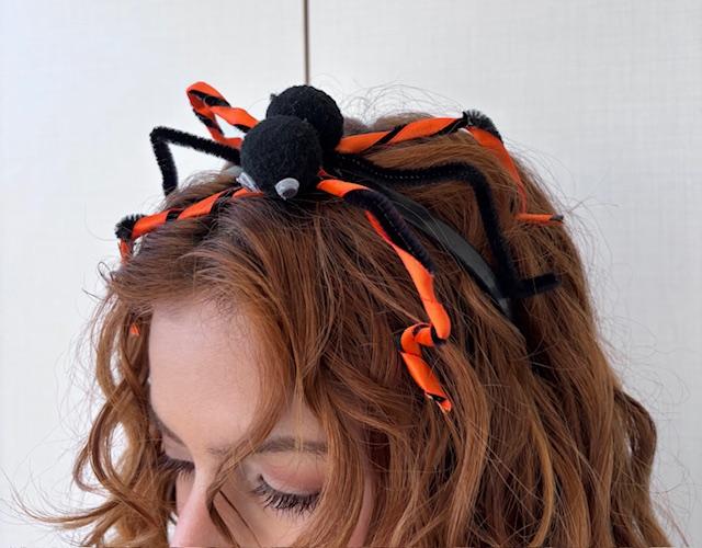 Halloween Örümcekli Taç