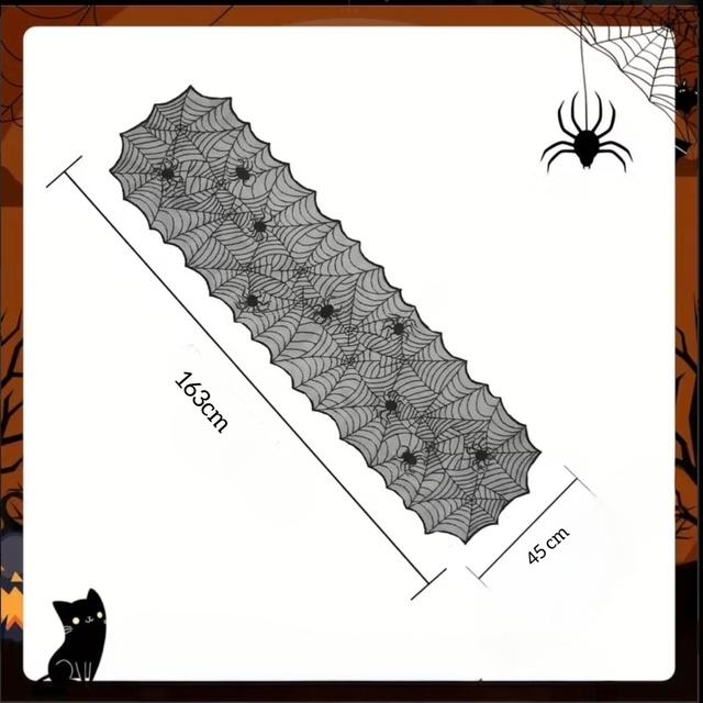 Cadılar Bayramı Temalı Dantel Runner